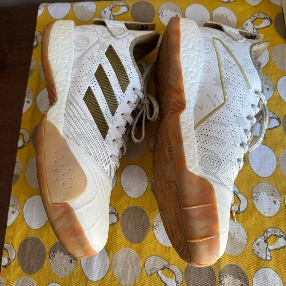 Adidas T-Mac Millennium White Gold sneakers size US 7